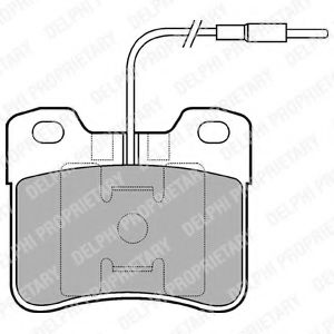 Тормозные колодки DELPHI LP703