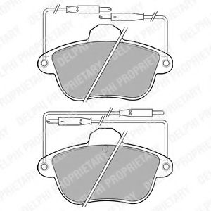 Тормозные колодки DELPHI LP740