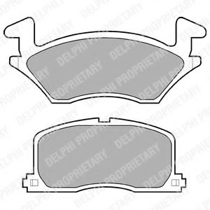 Тормозные колодки DELPHI LP742