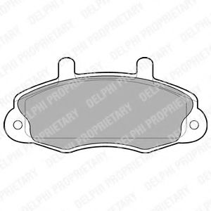 Тормозные колодки DELPHI LP766