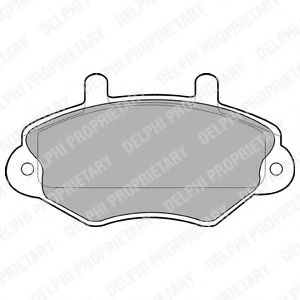 Тормозные колодки DELPHI LP767