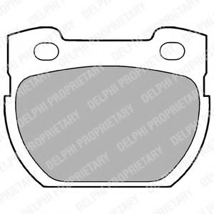 Тормозные колодки DELPHI LP777