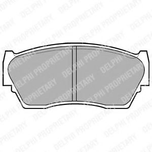 Тормозные колодки DELPHI LP783