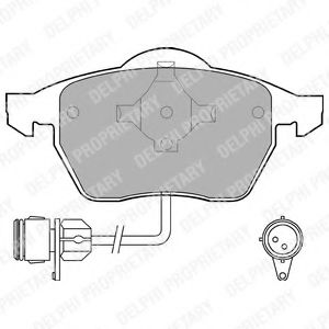 Тормозные колодки DELPHI LP784