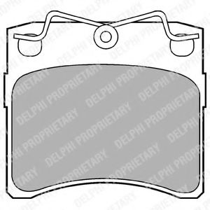 Тормозные колодки DELPHI LP785