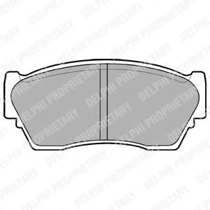 Тормозные колодки DELPHI LP804