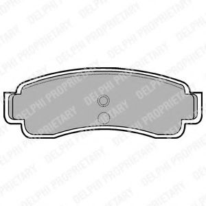 Тормозные колодки DELPHI LP806