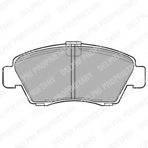 Тормозные колодки DELPHI LP810