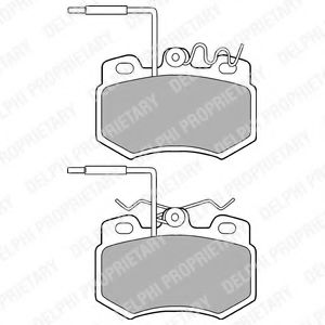 Тормозные колодки DELPHI LP823