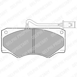 Тормозные колодки DELPHI LP833