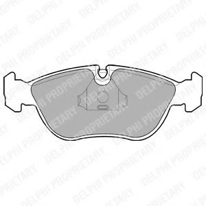 Тормозные колодки DELPHI LP839