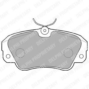 Тормозные колодки DELPHI LP848