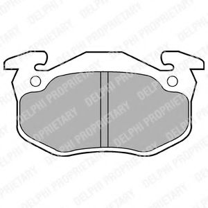 Тормозные колодки DELPHI LP852