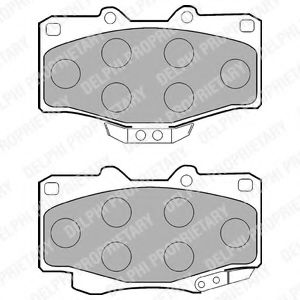 Тормозные колодки DELPHI LP854