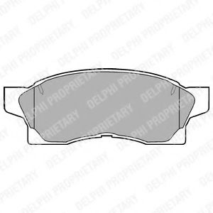 Тормозные колодки DELPHI LP867