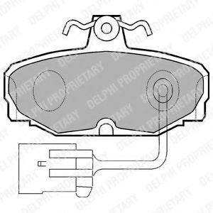 Тормозные колодки DELPHI LP868
