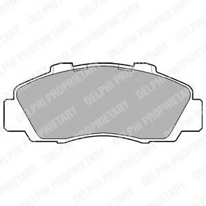 Тормозные колодки DELPHI LP872