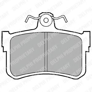 Тормозные колодки DELPHI LP880