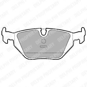 Тормозные колодки DELPHI LP907