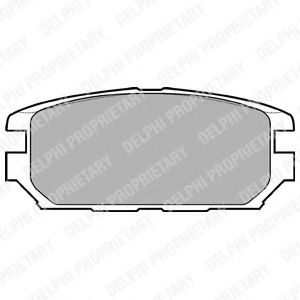 Тормозные колодки DELPHI LP921