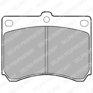 Тормозные колодки DELPHI LP935