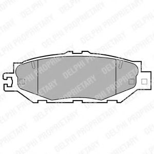Тормозные колодки DELPHI LP939