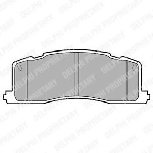 Тормозные колодки DELPHI LP943