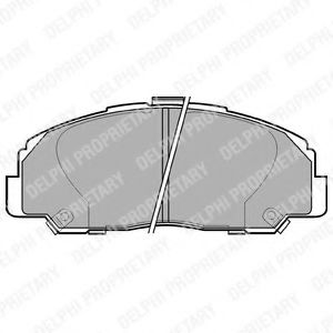 Тормозные колодки DELPHI LP944