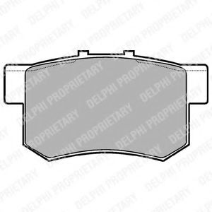 Тормозные колодки DELPHI LP948