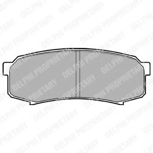 Тормозные колодки DELPHI LP963