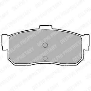 Тормозные колодки DELPHI LP975