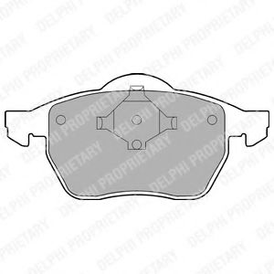 Тормозные колодки DELPHI LP978