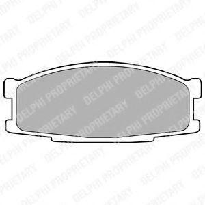 Тормозные колодки DELPHI LP981