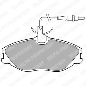 Тормозные колодки DELPHI LP986