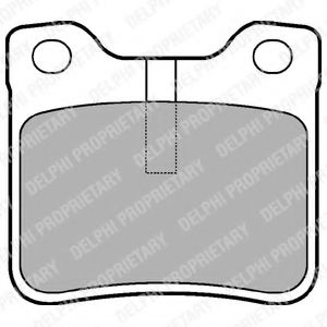 Тормозные колодки DELPHI LP991