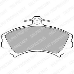 Тормозные колодки DELPHI LP993