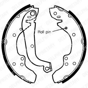 Тормозные колодки барабанные DELPHI LS1295