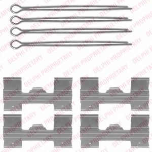 Скобы тормозных колодок DELPHI LX0024