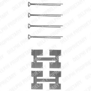 Скобы тормозных колодок DELPHI LX0033