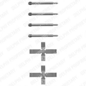 Скобы тормозных колодок DELPHI LX0039