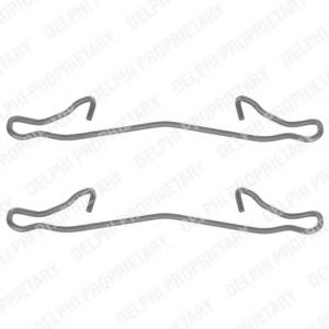 Скобы тормозных колодок DELPHI LX0088