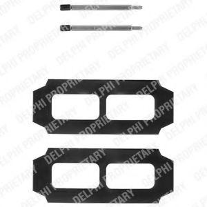 Скобы тормозных колодок DELPHI LX0104