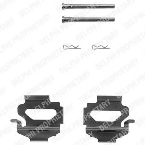 Скобы тормозных колодок DELPHI LX0149