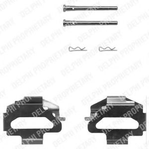 Скобы тормозных колодок DELPHI LX0150