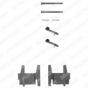 Скобы тормозных колодок DELPHI LX0151