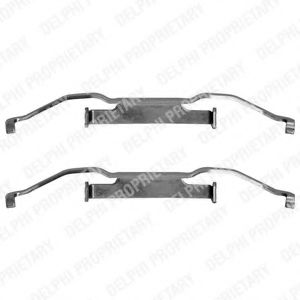 Скобы тормозных колодок DELPHI LX0153