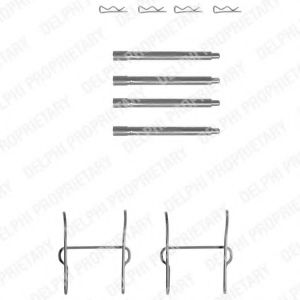 Скобы тормозных колодок DELPHI LX0154