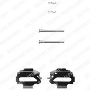 Скобы тормозных колодок DELPHI LX0162