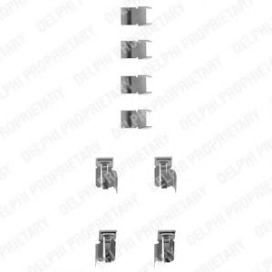 Скобы тормозных колодок DELPHI LX0183