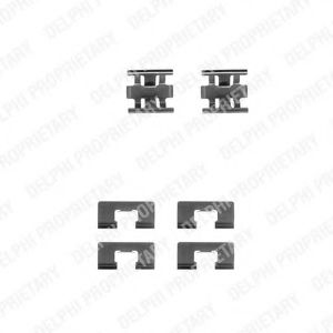 Скобы тормозных колодок DELPHI LX0196